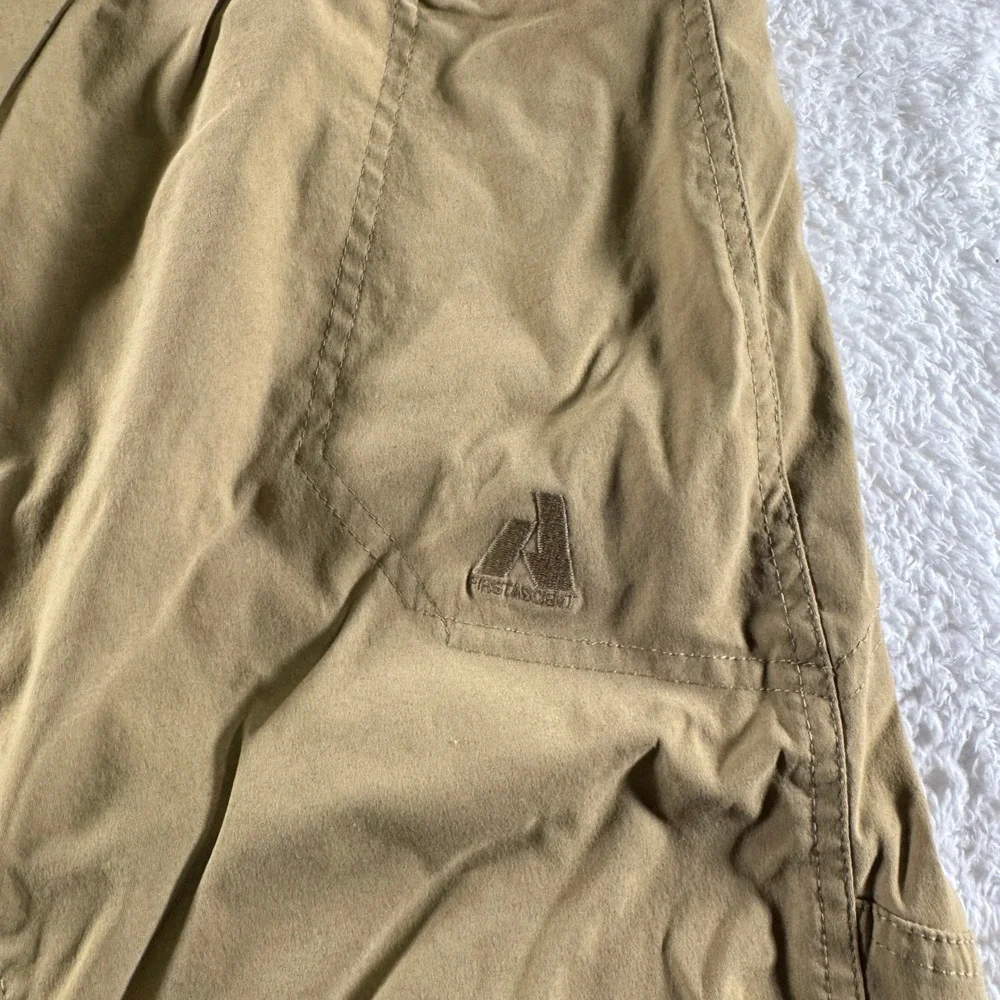 Eddie Bauer First Ascent Guide Pro Pants Mens 38x32 Khaki Straight Fleece Lined